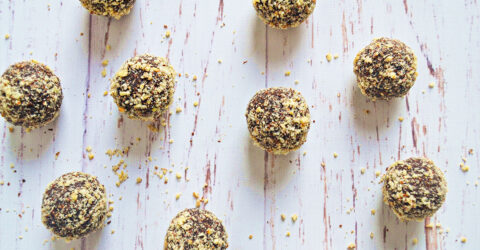 Adzuki and Hazelnut Truffles