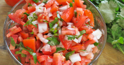 Authentic Mexican Pico de Gallo Salsa