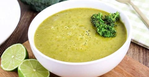 “Cream” of Broccoli Soup