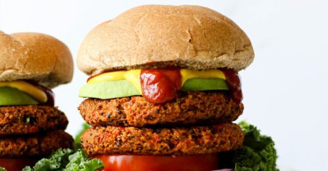 Crispy Garden Quinoa Burgers