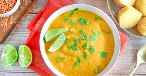 Curried Red Lentil Soup