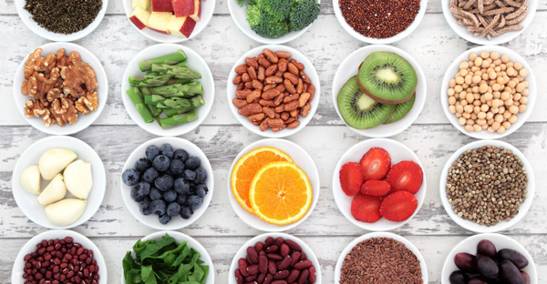 legumes fruits vegetables nuts