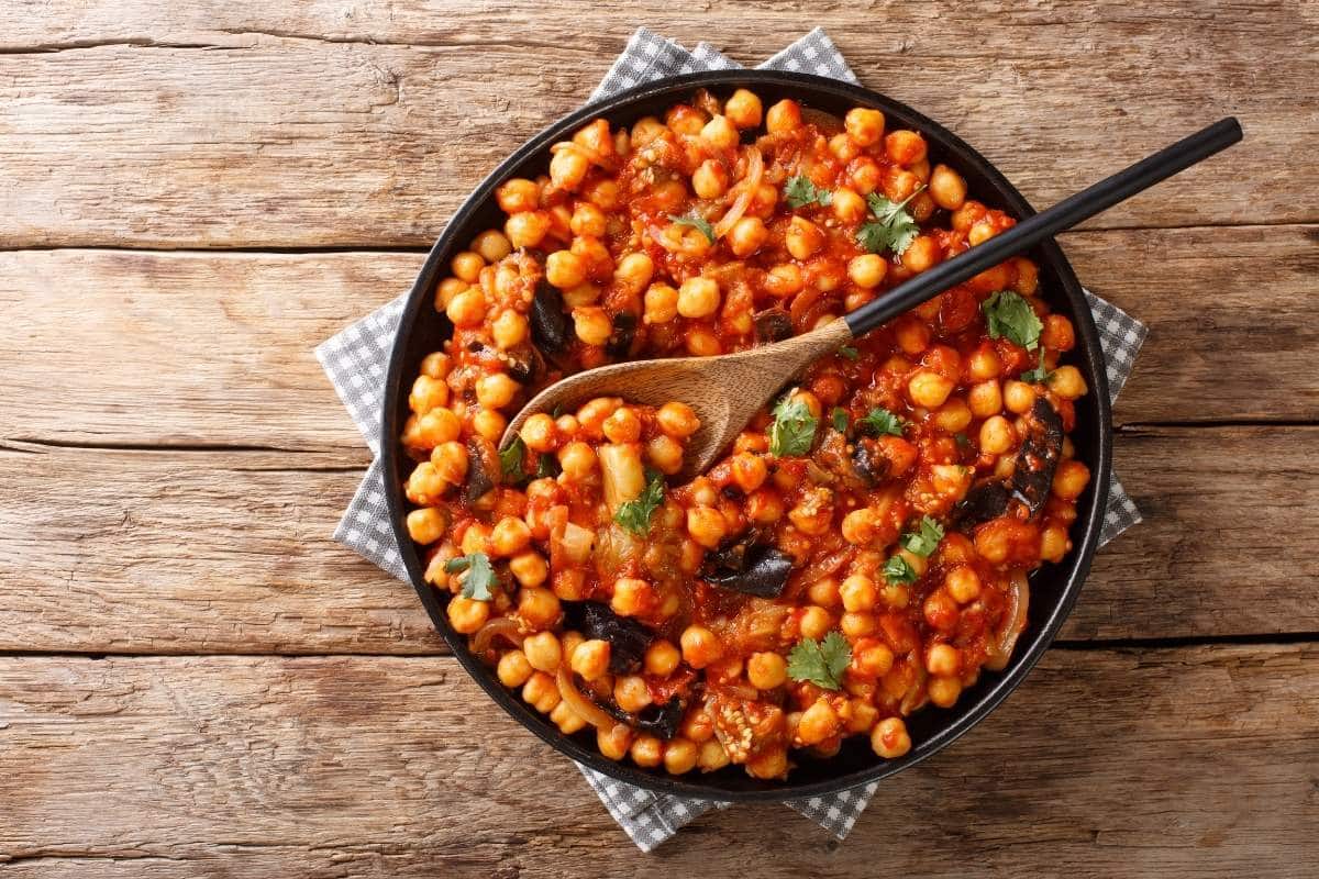 Eggplant and Chickpea Stew