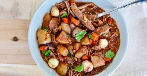 Bourguignon de setas mixtas