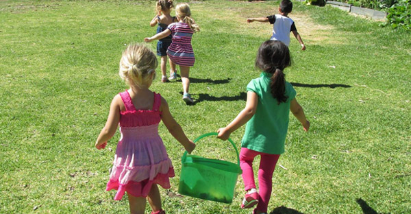 Kids playing at the MUSE school