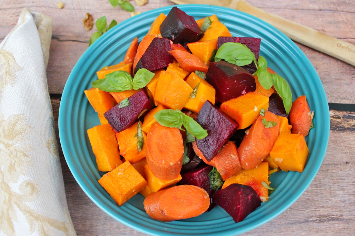 Orange Ginger Roasted Vegetables