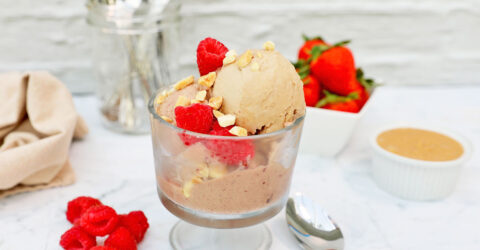 Peanut Butter and Jelly Ice Cream