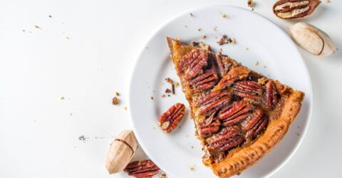 Pastel clásico de pacana