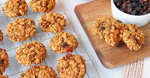 Galletas de avena, calabaza y pacana