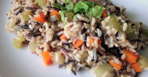 Pilaf de arroz salvaje