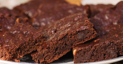 Brownies de mantequilla de nueces