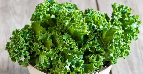 Vegetales verdes al vapor