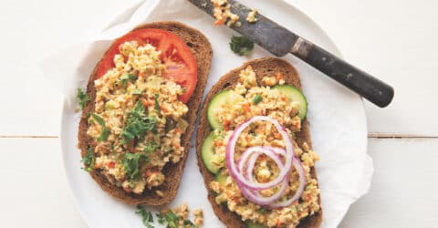 Soy Curl Chicken Salad