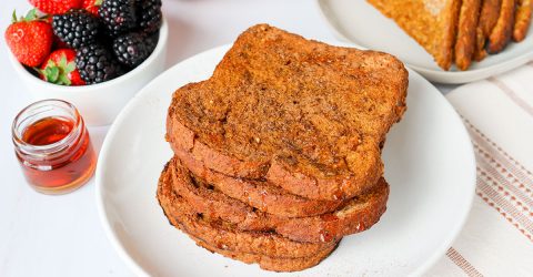 Vegan Pumpkin French Toast