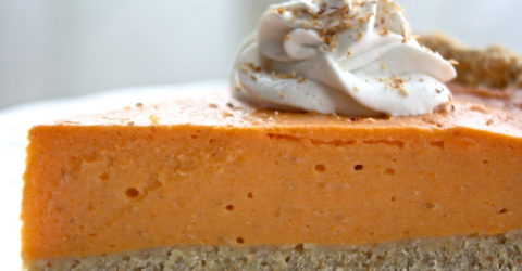 Vegan Sweet Potato Pie With Chia Oat Crust