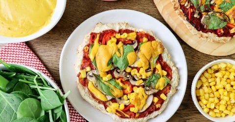 Veggie Cassava Pizza